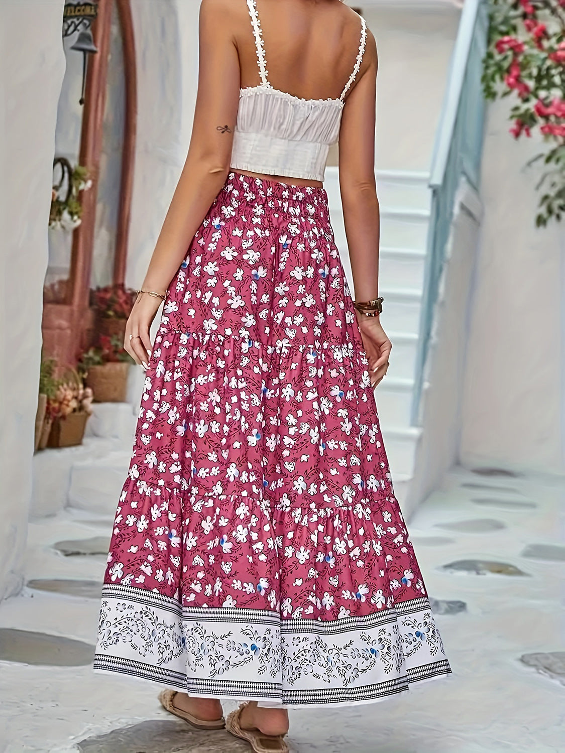 Flower Child Printed Skirt