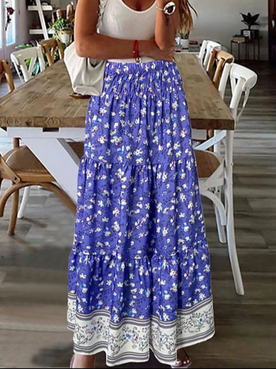 Flower Child Printed Skirt