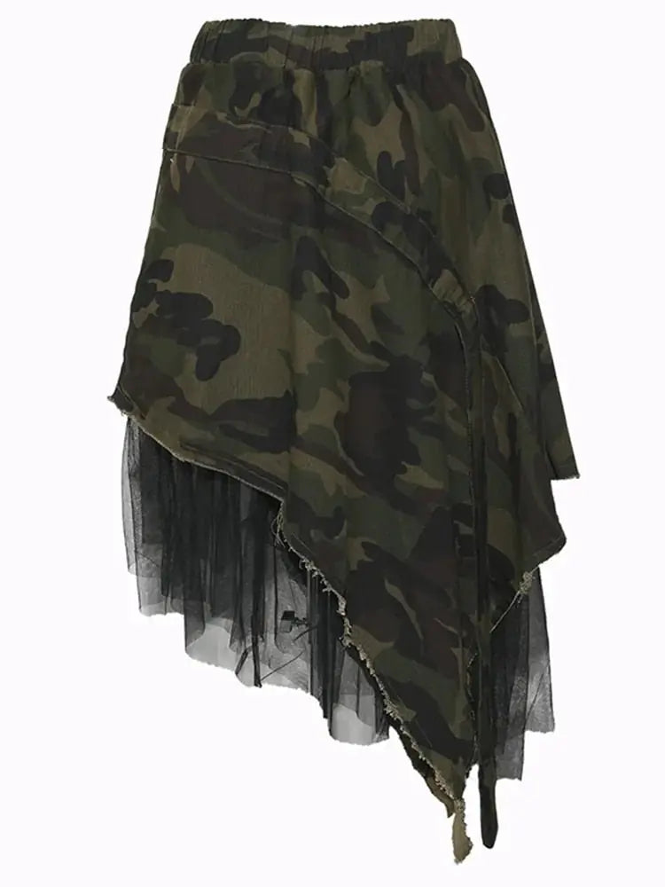 Modern Camouflage Skirt