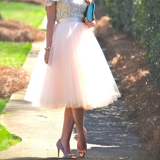 Flirtatiously Tulle Skirt