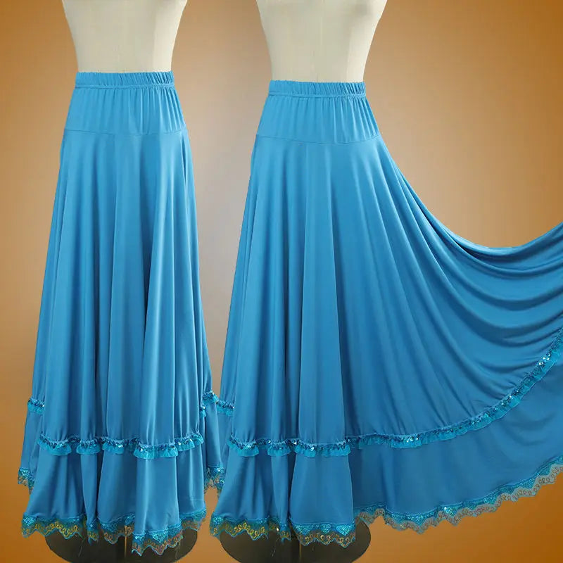 Dancing Skirt: Ballet Ballroom Cultural Performance Costume Skirt