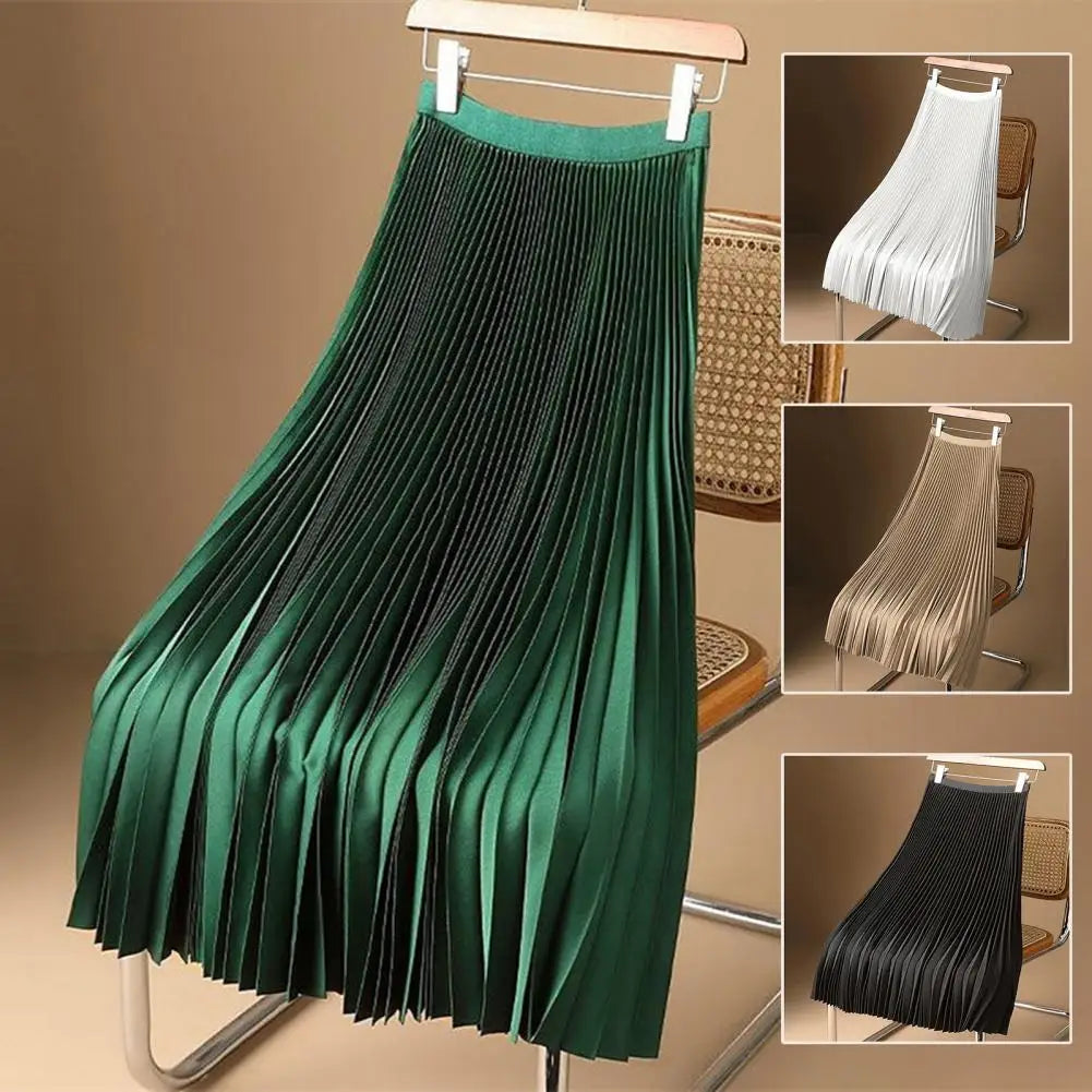 Shimmer Pleated Skirt