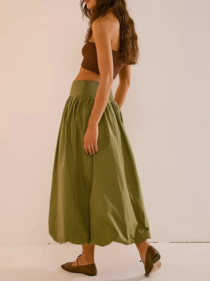 Total Style Bubble Hem Skirt