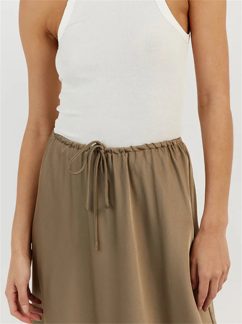 Sleek Sophisticated Silky Skirt