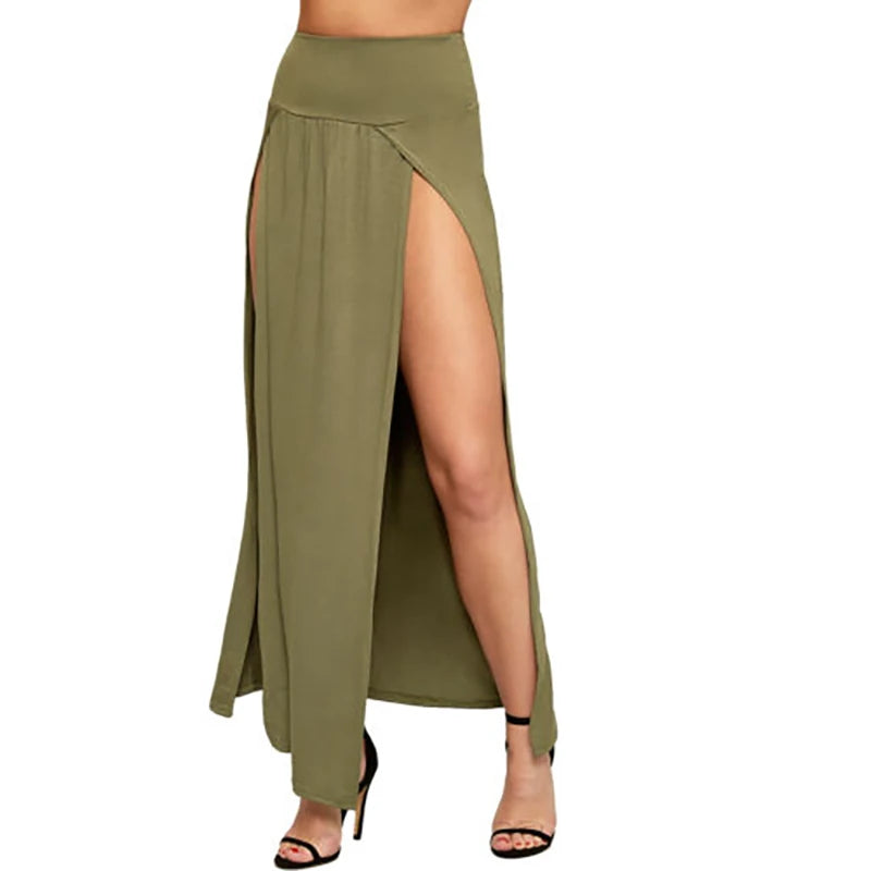 Women Skirt Coverup with Slit