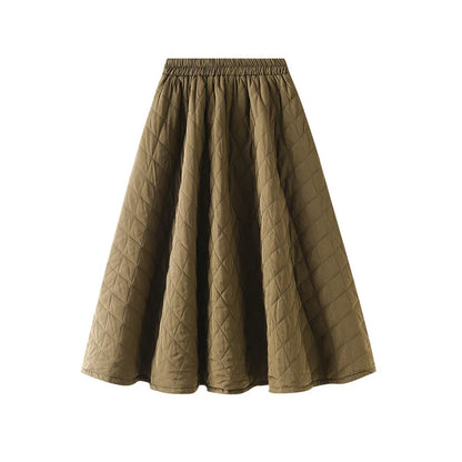 Cozy Quilted Cotton Skirt