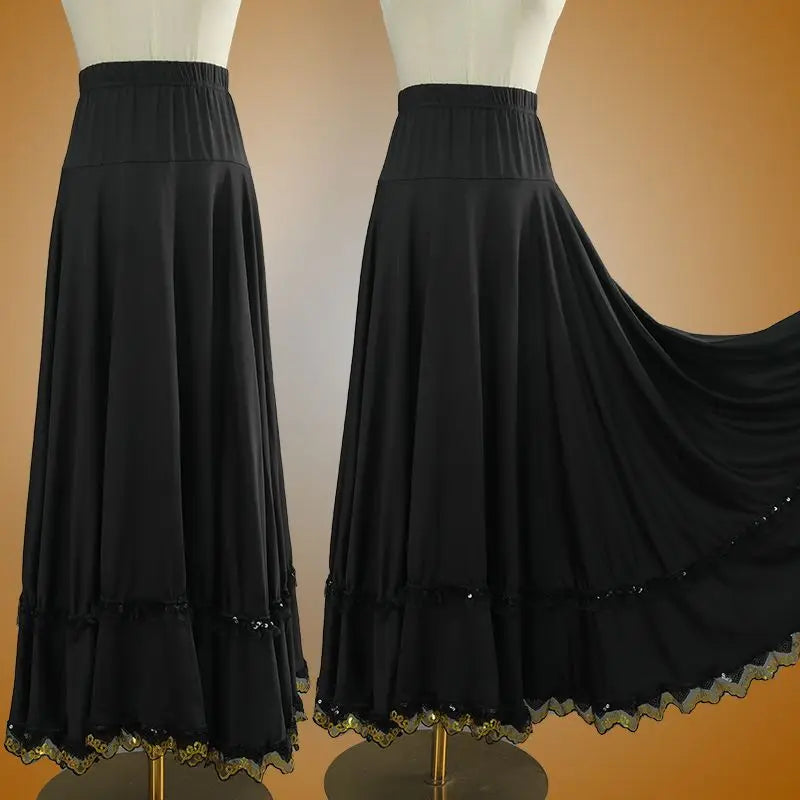 Dancing Skirt: Ballet Ballroom Cultural Performance Costume Skirt