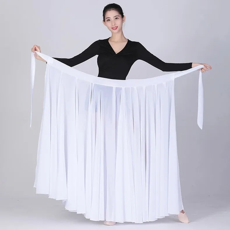 Performance Chiffon Wrap Skirt