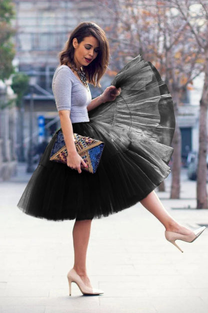 Petticoat Style Tulle Skirt