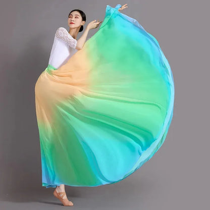 Dancing Skirt: Ball Room Ballet Cultural Performance Costume Skirt