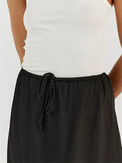 Sleek Sophisticated Silky Skirt