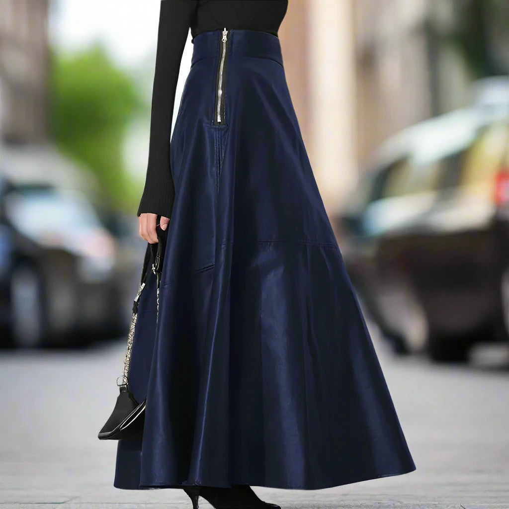 Leather Maxi Skirt