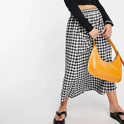 The Checker Board Skirt upto 8X Plus