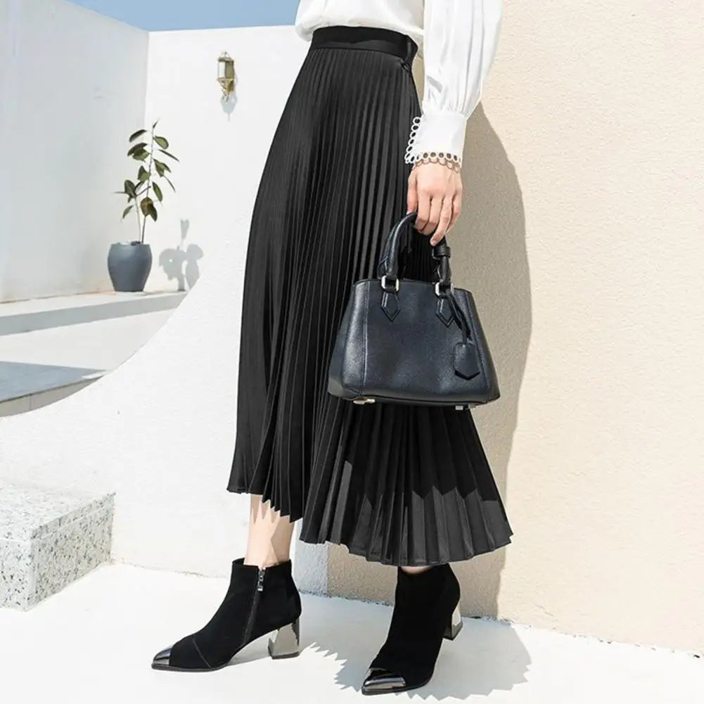 Shimmer Pleated Skirt