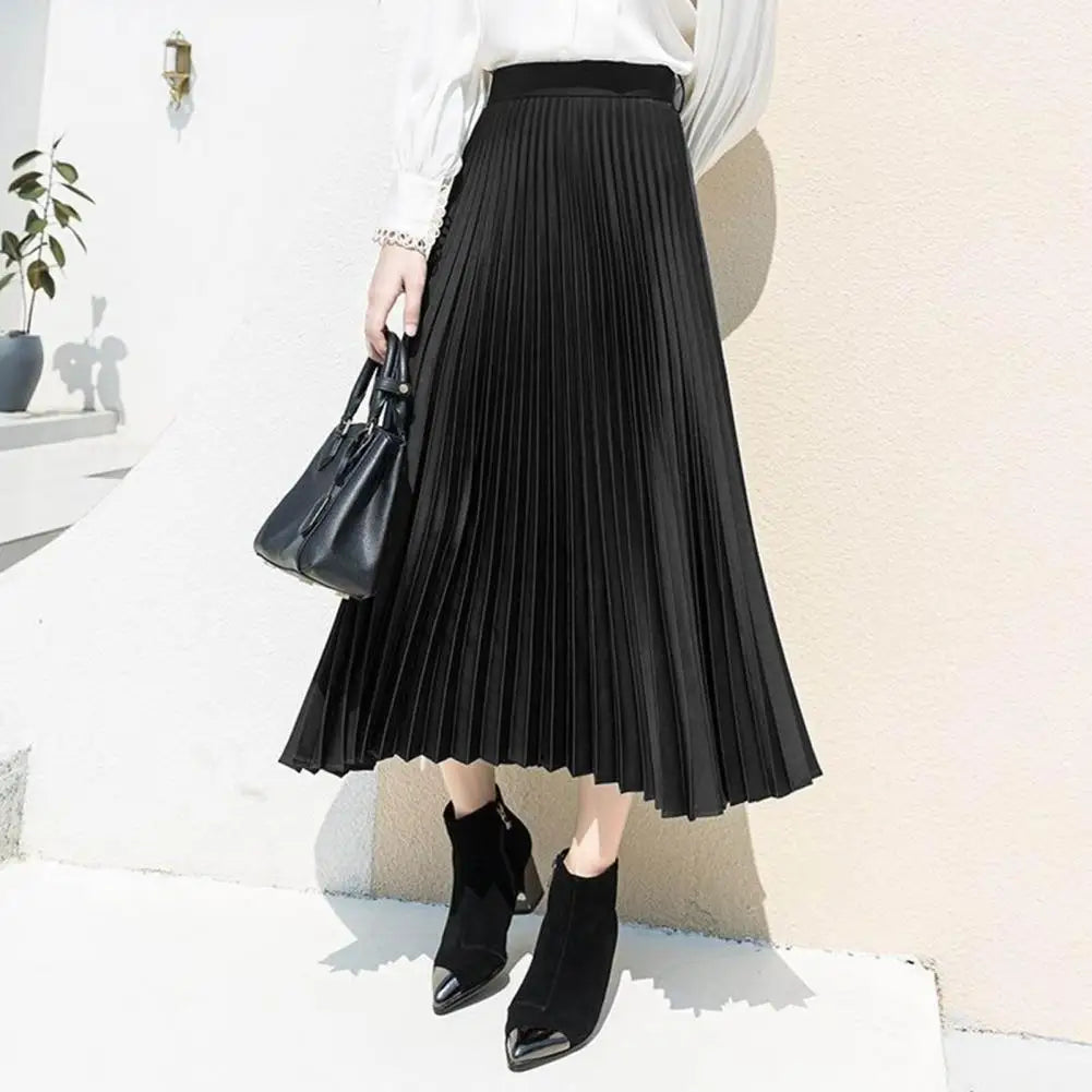 Shimmer Pleated Skirt