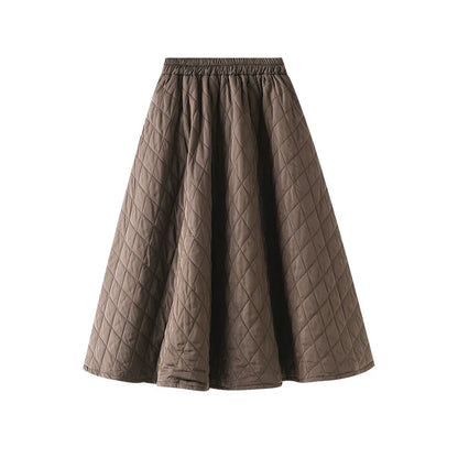 Cozy Quilted Cotton Skirt