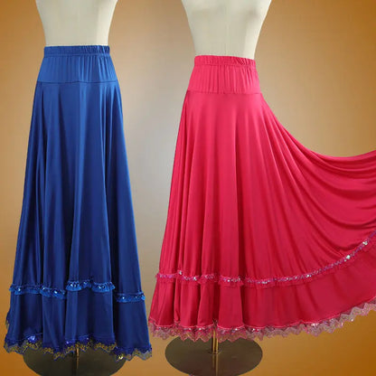 Dancing Skirt: Ballet Ballroom Cultural Performance Costume Skirt