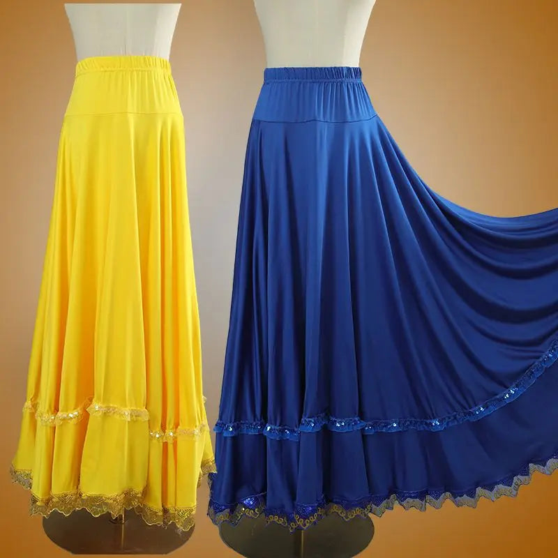 Dancing Skirt: Ballet Ballroom Cultural Performance Costume Skirt