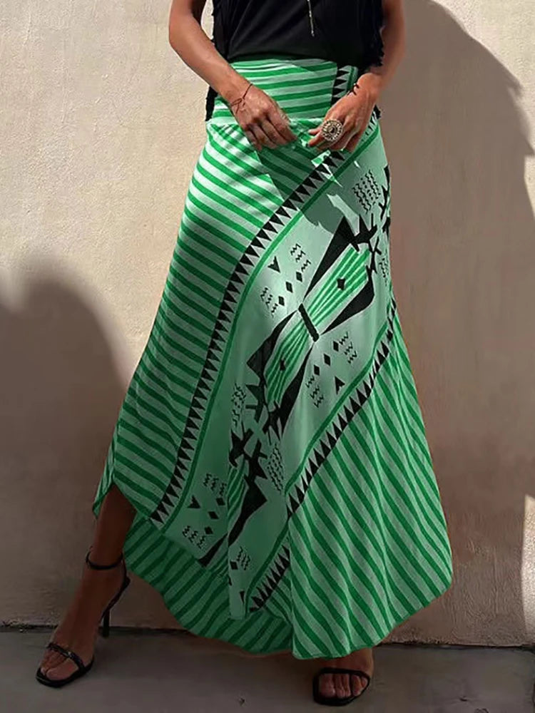 Tribal Print Style Skirt