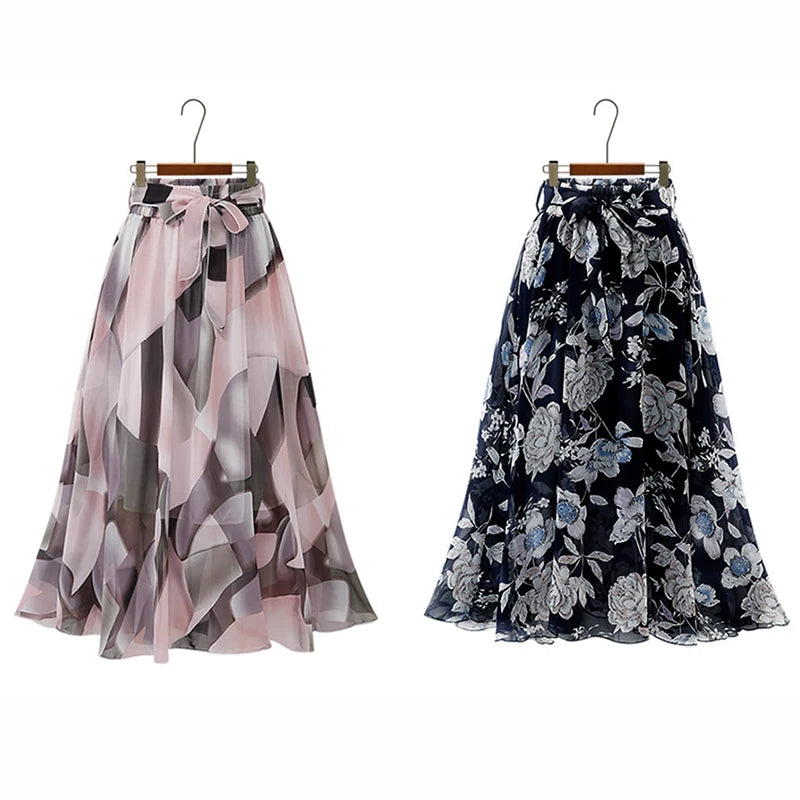 Chiffon Floral Skirt