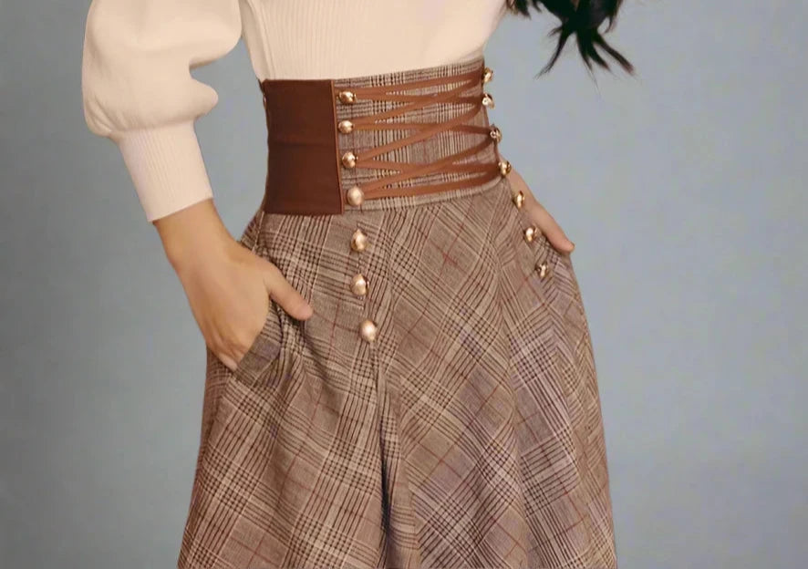 Vintage Inspired Empire Waist Skirt