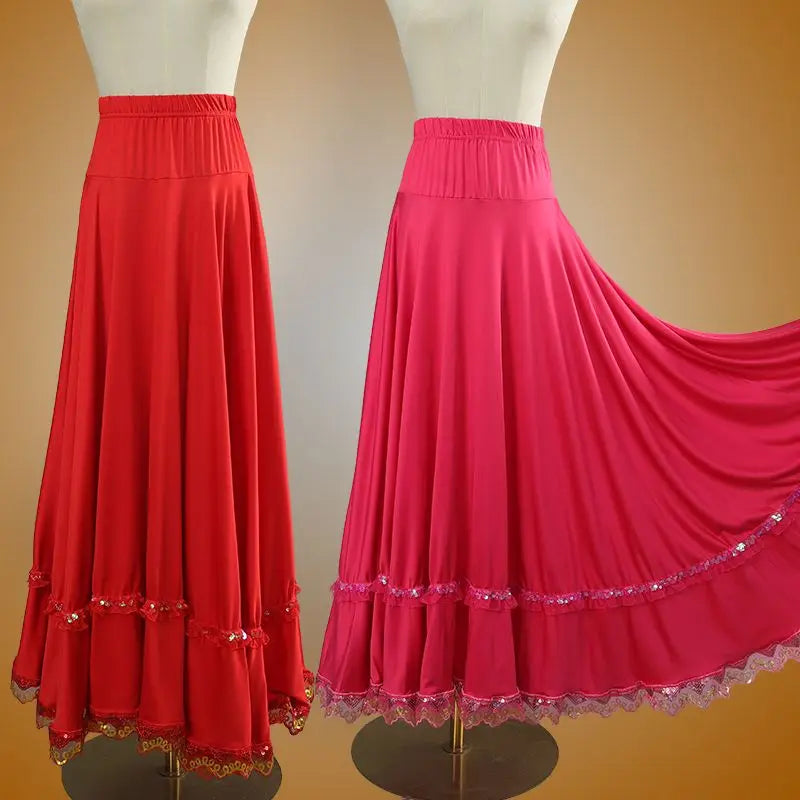 Dancing Skirt: Ballet Ballroom Cultural Performance Costume Skirt