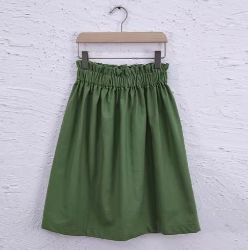 GIRLS Casual Style Linen Skirt