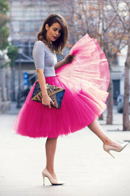 Petticoat Style Tulle Skirt