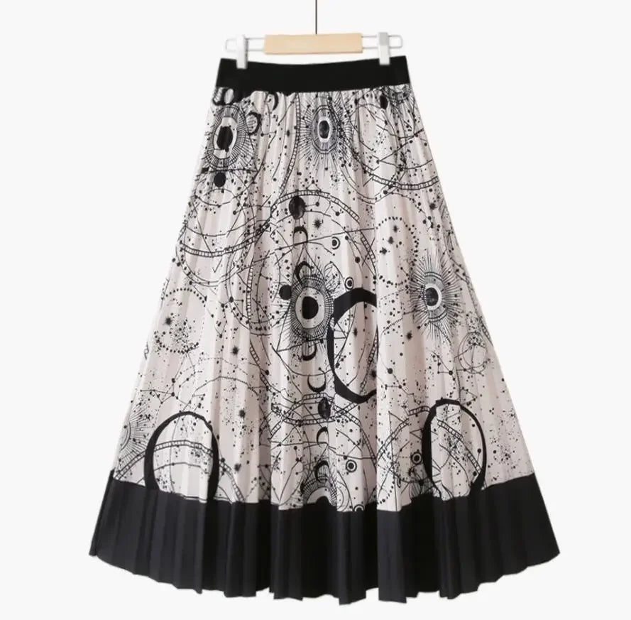 Multi Print Vintage Style Skirts