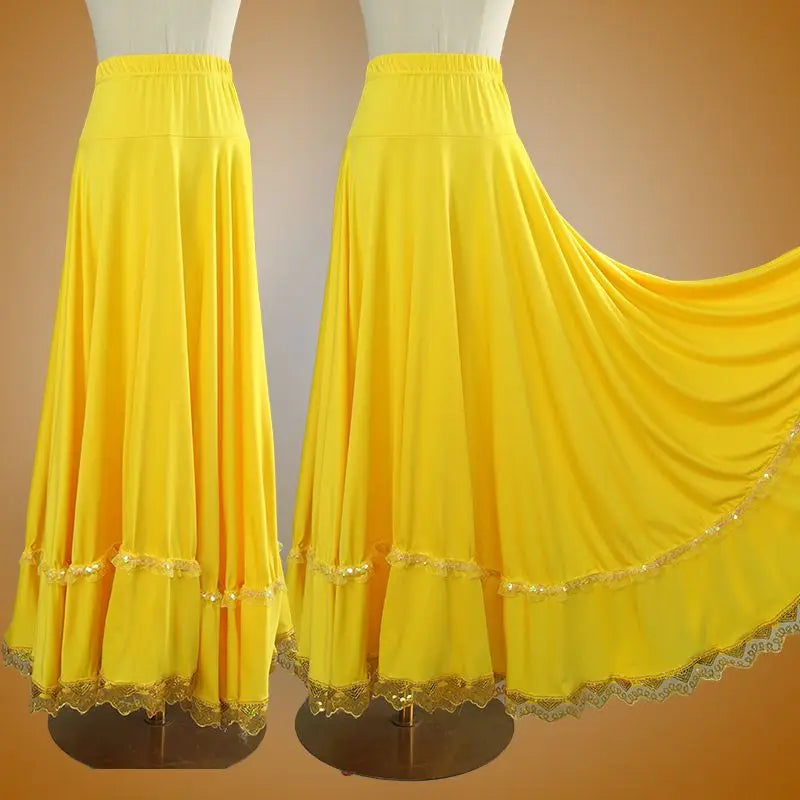 Dancing Skirt: Ballet Ballroom Cultural Performance Costume Skirt