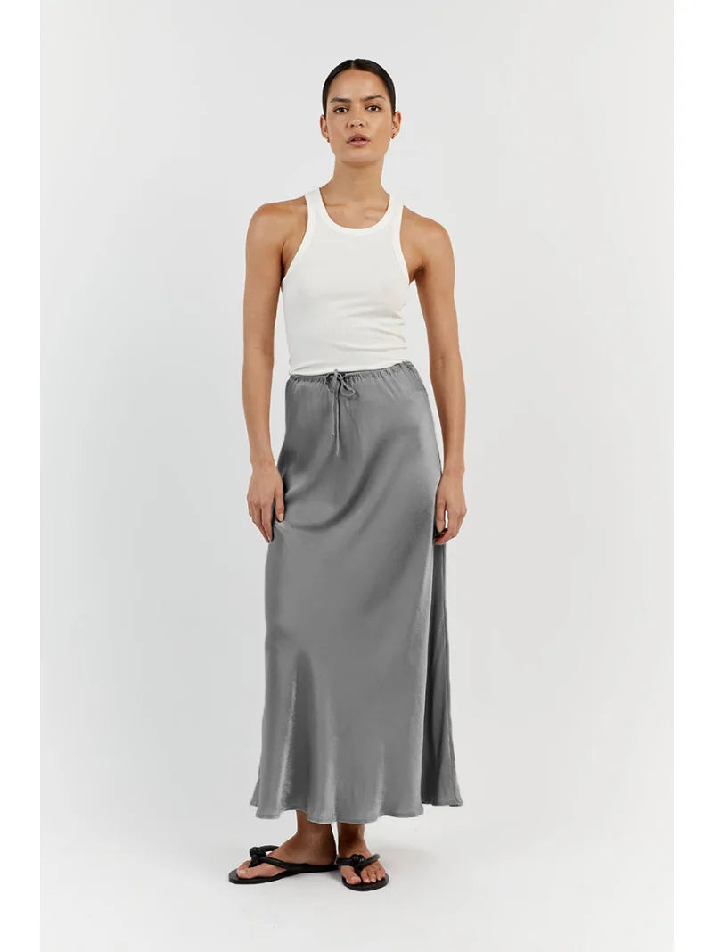 Sleek Sophisticated Silky Skirt