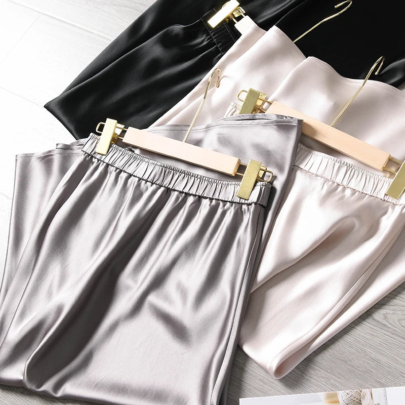 Smooth Sophistication Satin Skirt upto 7X Plus