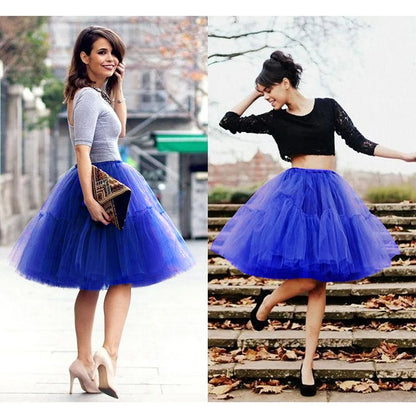 Petticoat Style Tulle Skirt