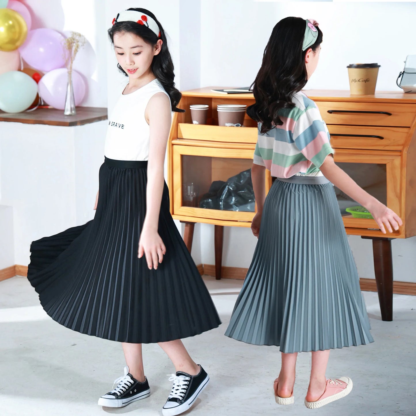 GIRLS Pleated Princess Skirt