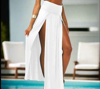 Women Skirt Coverup with Slit