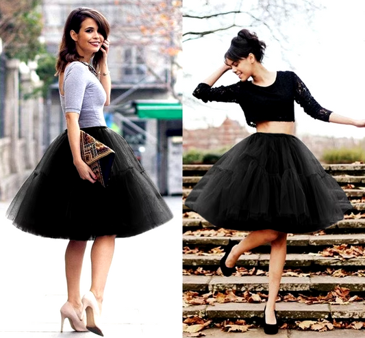 Petticoat Style Tulle Skirt