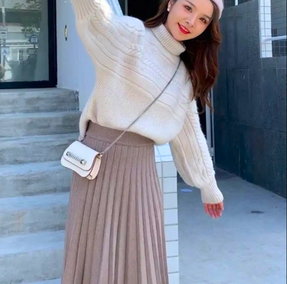 Sophisticated Modern Knit Skirt