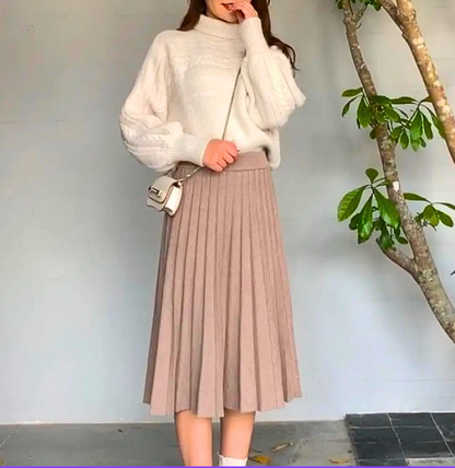 Sophisticated Modern Knit Skirt