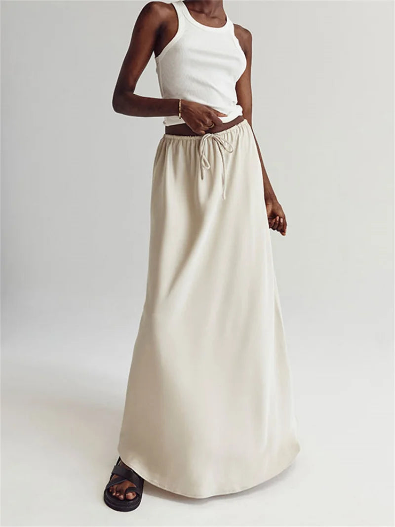 Sleek Sophisticated Silky Skirt