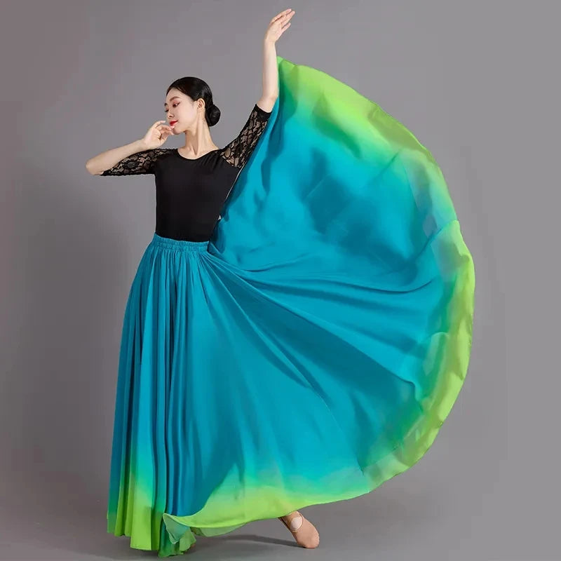 Dancing Skirt: Ball Room Ballet Cultural Performance Costume Skirt