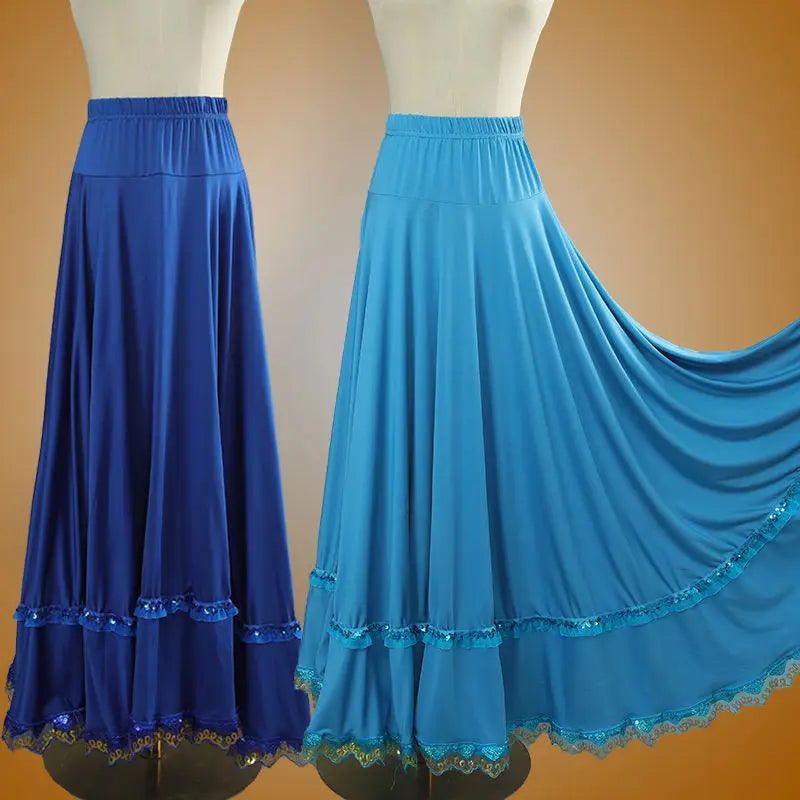 Dancing Skirt: Ballet Ballroom Cultural Performance Costume Skirt