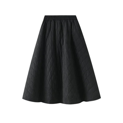 Cozy Quilted Cotton Skirt