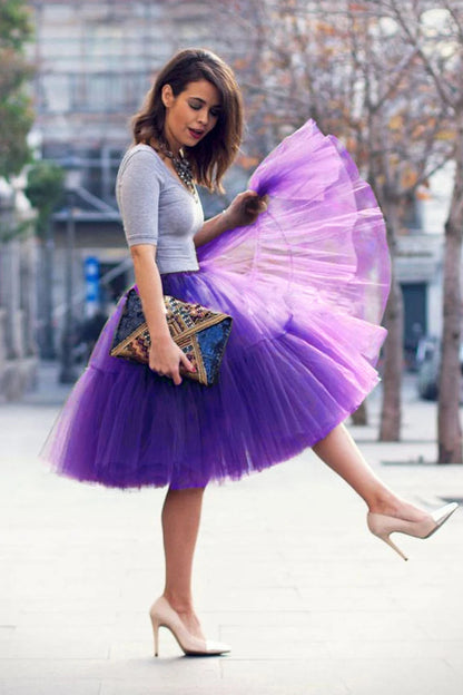 Petticoat Style Tulle Skirt