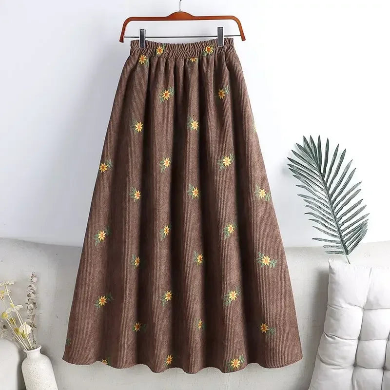 Pleasant Prints Corduroy Skirts