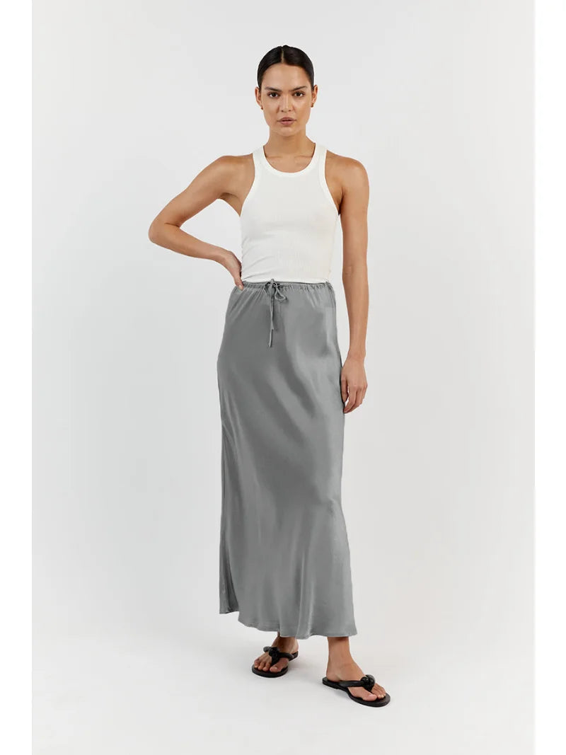 Sleek Sophisticated Silky Skirt