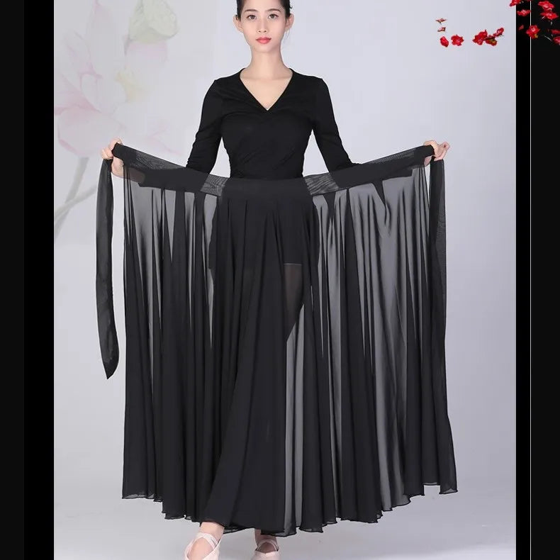 Performance Chiffon Wrap Skirt