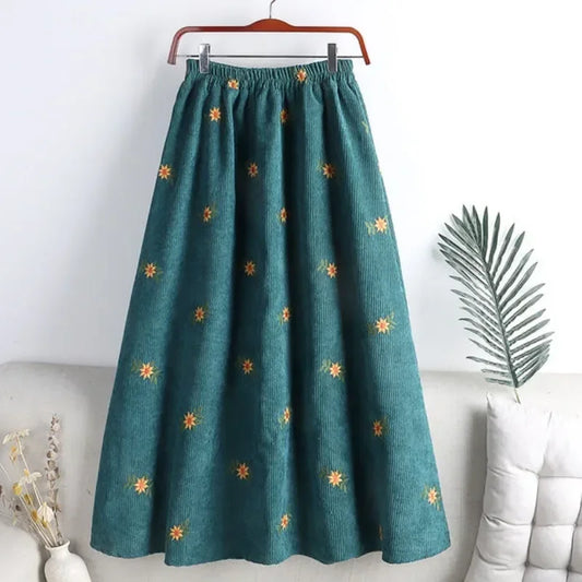 Pleasant Prints Corduroy Skirts