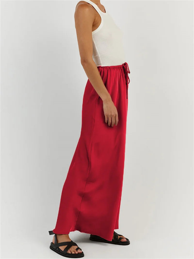 Sleek Sophisticated Silky Skirt