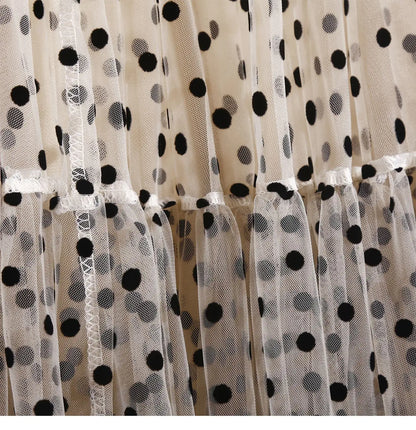 Polka Dot Tulle Skirt