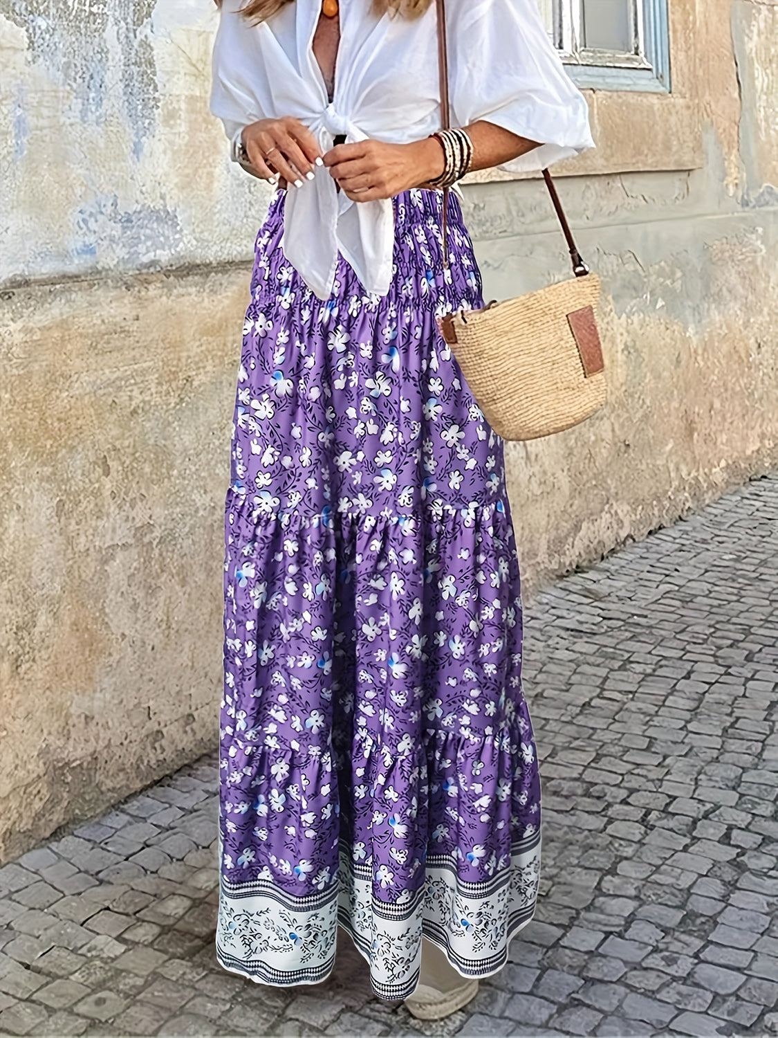 Flower Child Printed Skirt